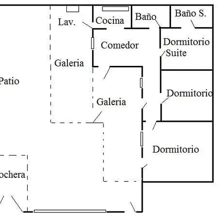 Rent this 3 bed house on La Cangayé 141 in Villa Piccili, H3500 BZQ Resistencia