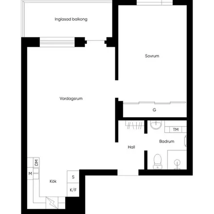 Rent this 2 bed apartment on Gjutare Granströms gata 7 in 722 09 Västerås, Sweden