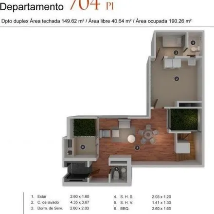 Buy this 2 bed apartment on Vivero 4 Estaciones in Avenida Francisco Tudela y Varela, San Isidro
