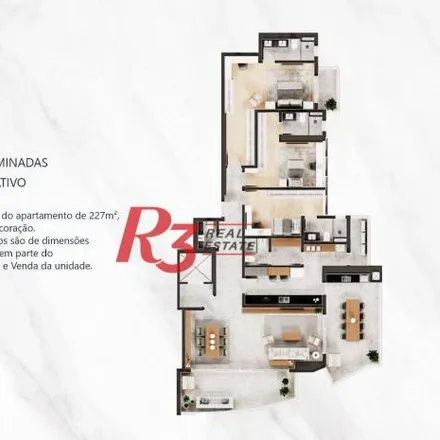 Buy this 3 bed apartment on Clube Internacional de Regatas in Avenida Doutor Epitácio Pessoa, Ponta da Praia