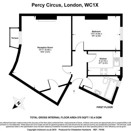 Image 6 - Percy Circus, London, WC1X 9ES, United Kingdom - Apartment for rent