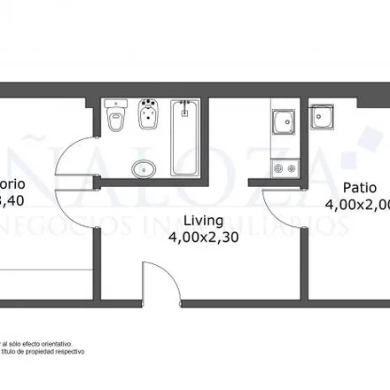 Buy this 1 bed apartment on Plaza 1684 in Villa Ortúzar, C1430 EGF Buenos Aires
