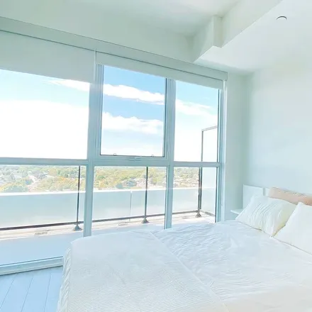 Rent this 1 bed condo on North York in ON M3K 0C9, Canada