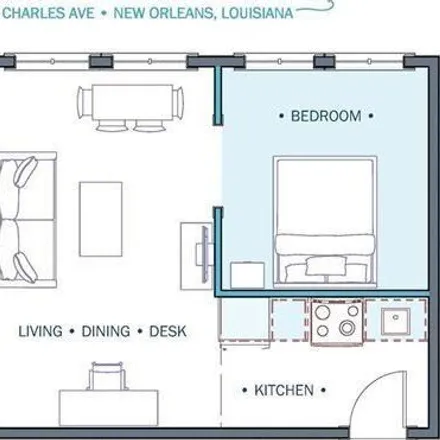 Image 5 - 1232 Saint Charles Avenue, New Orleans, LA 70130, USA - Condo for rent