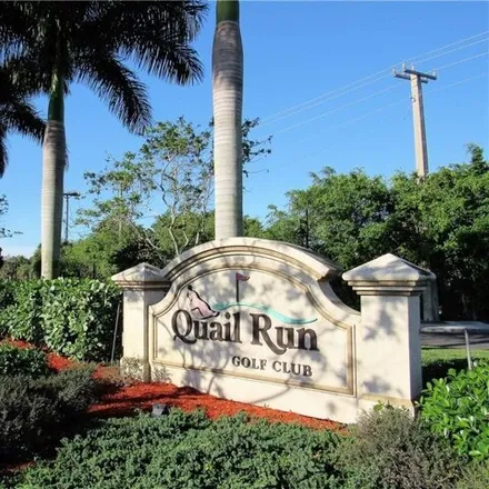Rent this 2 bed condo on Quail Run Golf Club in Clubhouse Drive, Collier County