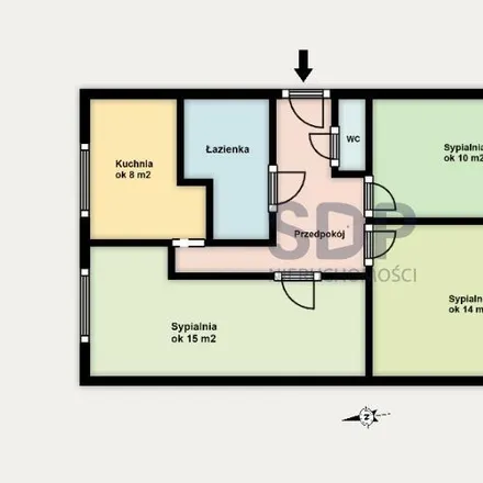 Buy this 3 bed apartment on Henryka Sienkiewicza 47 in 50-349 Wrocław, Poland