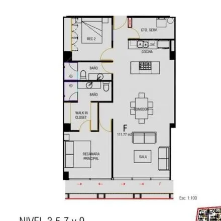 Rent this 2 bed apartment on Calle La Cauda in Jardines del Bosque, 44520 Guadalajara