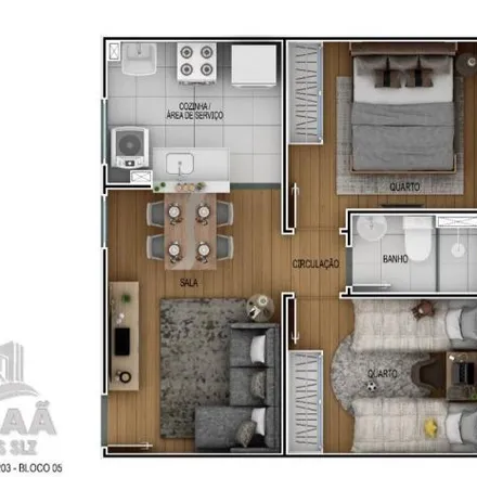 Buy this 2 bed apartment on Avenida São Luís Rei de França in Turu, São Luís - MA