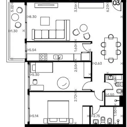 Buy this 3 bed apartment on Martín García 2086 in 11800 Montevideo, Uruguay
