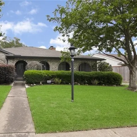 Rent this 4 bed house on 11453 Sagetown Drive in Harris County, TX 77089