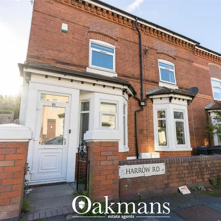 Rent this 9 bed house on 72 Harrow Road in Selly Oak, B29 7DW