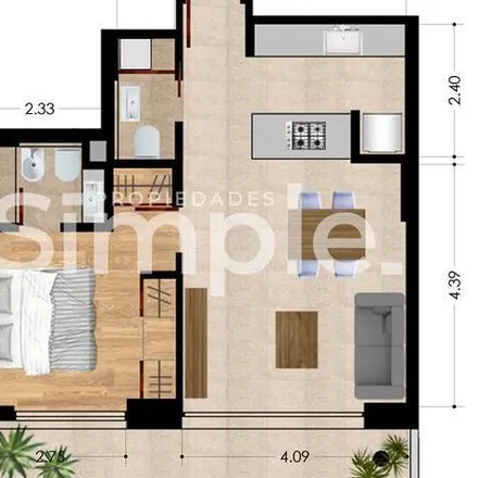 Buy this 1 bed apartment on Avenida Caseros 212 in Islas Malvinas, Rosario